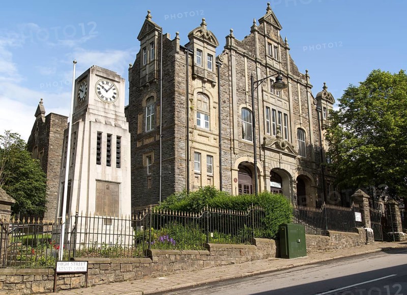 Workmen's Hall building, Blaenavon World Heritage town, Torfaen, Monmouthshire, South Wales, UK