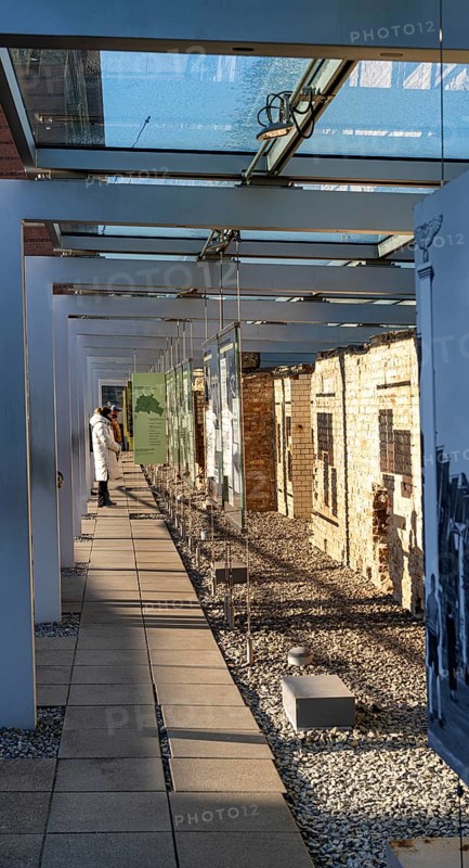 Permanent open-air historical exhibition, Topograhie des Terrors, Niederkirchnerstraße, Berlin, Germany, Europe