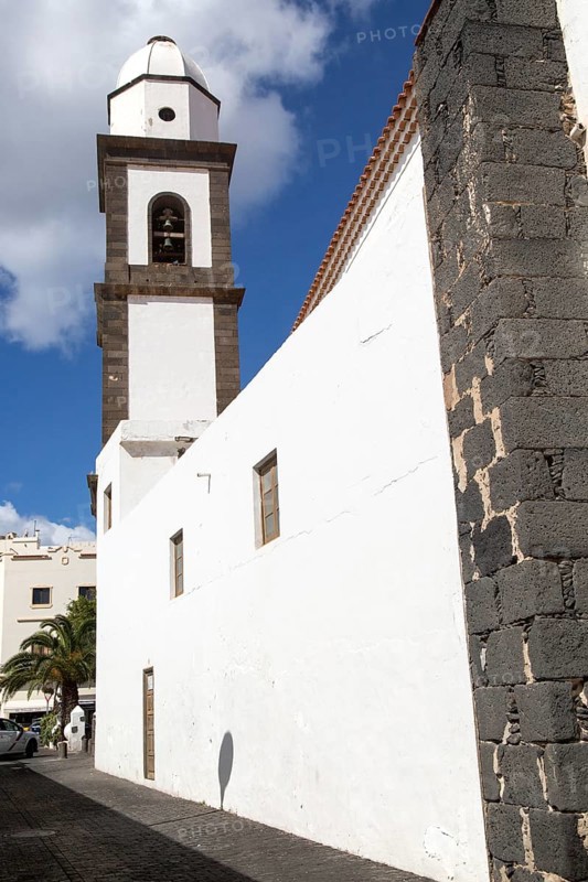 Iglesia de San Ginés, built 1665 historic church, Arrecife, Lanzarote, Canary Islands, Spain, Europe