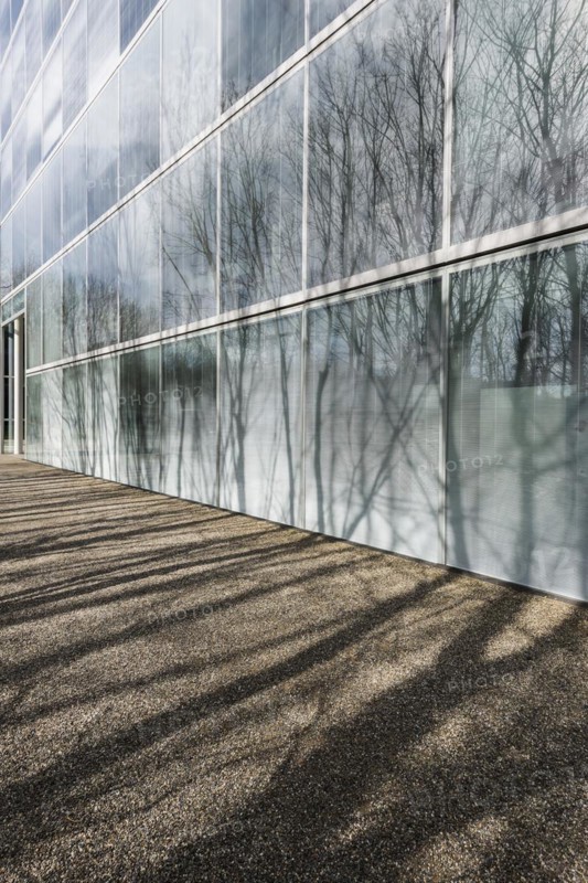 Modern architecture, office building, architects Sejima & Nishizawa (SANAA), Novartis Campus, Basel, Canton of Basel-Stadt, Switzerland, Europe