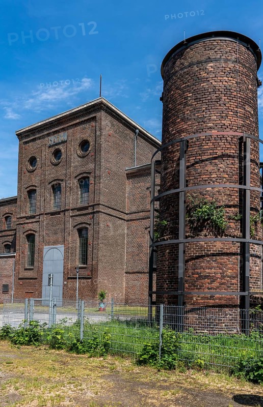 Carl Colliery in Essen, former coal mine in Essen-Altenessen, today an art and cultural centre, Malakow Tower, North Rhine-Westphalia, Germany, Europe