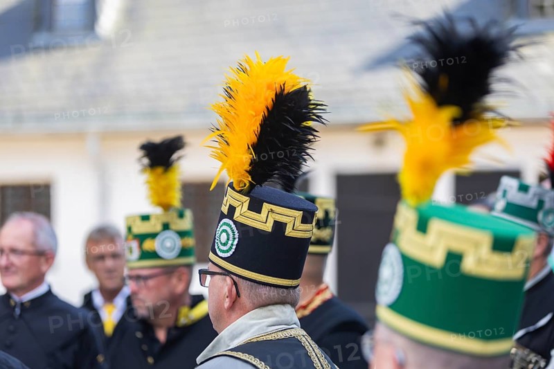 Minister-President Michael Kretschmer visits Schneeberg on the occasion of the mining dispute day, Siebenschlehner Pochwerk, Schneeberg, Saxony, Germany, Europe