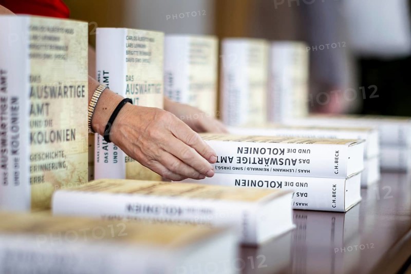 Photographs taken as part of a book presentation on colonial history from the book Das Auswärtige Amt und die Kolonien at the Federal Foreign Office in Berlin, 5 June 2024
