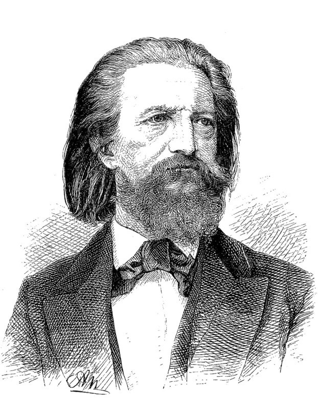Julius Waldemar Grosse, 25 April 1828, 9 May 1902, a German writer, pseudonym, Otfried von der Ilm, and theatre critic, Historical, digital reproduction of a 19th century original