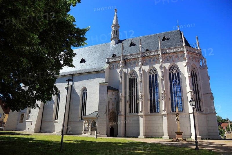 Late Gothic knight's chapel, Hassfurt, Hassfurt, Hassberge district, Lower Franconia, Bavaria, Germany, Europe