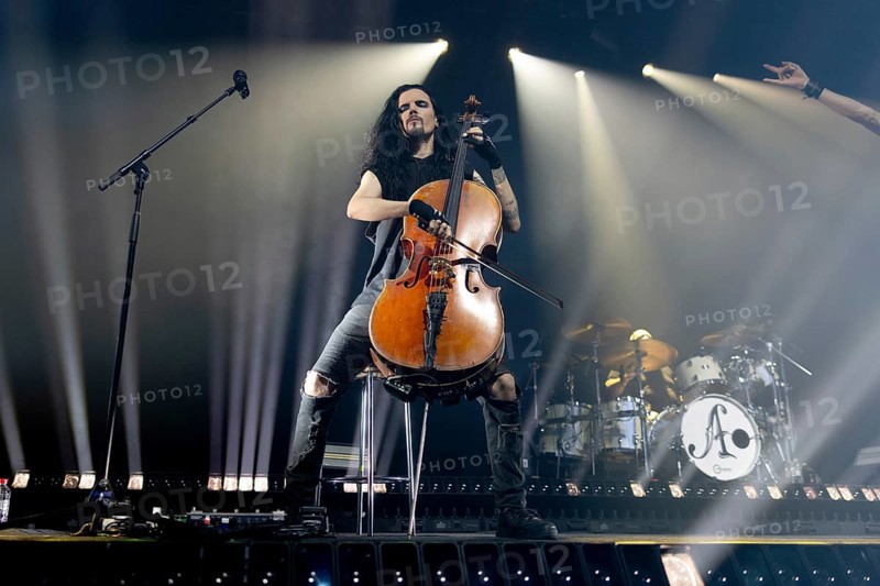 Perttu Kivilaakso from Apocalyptica live on Plays Metallica Vol.2 Tour 2024 at the Columbiahalle in Berlin on 13 October 2024