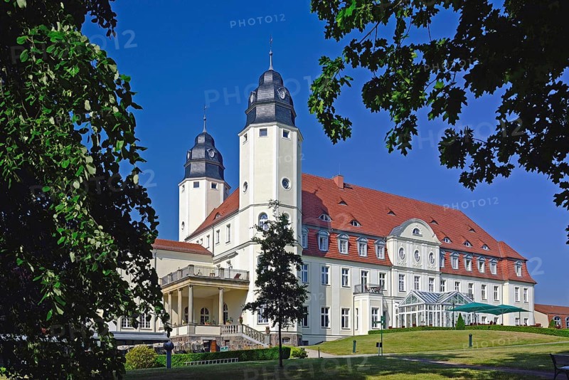 Europe, Germany, Mecklenburg-Western Pomerania, Göhren-Lebbin, Schloss Fleesensee, also Schloss Blücher, Schlosshotel, Göhren-Lebbin, Mecklenburg-Western Pomerania, Germany, Europe