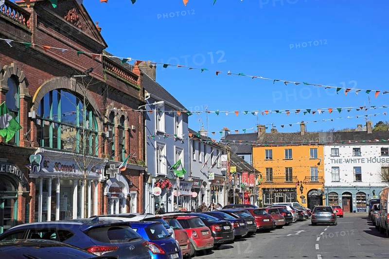Historic buildings, Pearse Street, Kinsale, County Cork, Ireland, Irish Republic, Europe