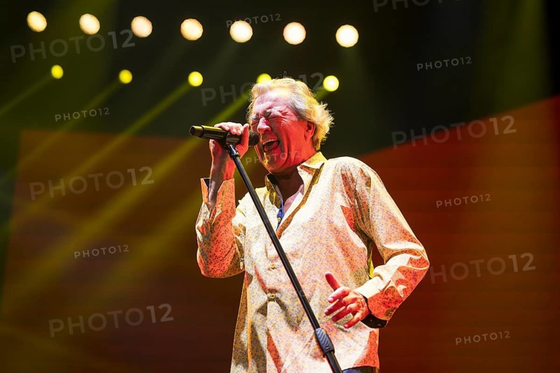 Ian Gillan, singer of Deep Purple live on 1 More Time Tour at the Max-Schmeling-Halle in Berlin on 19 October 2024