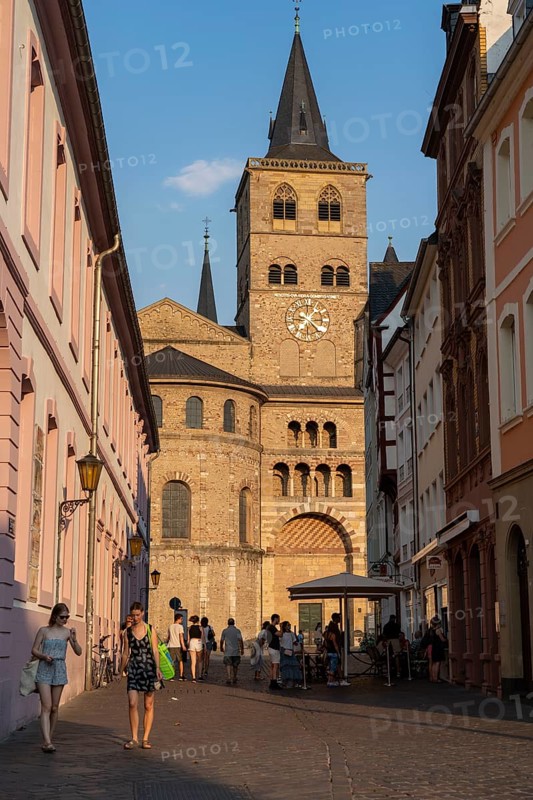 St Peter's Cathedral in Trier, the oldest church in Germany, in Trier, Rhineland-Palatinate, Germany, Europe