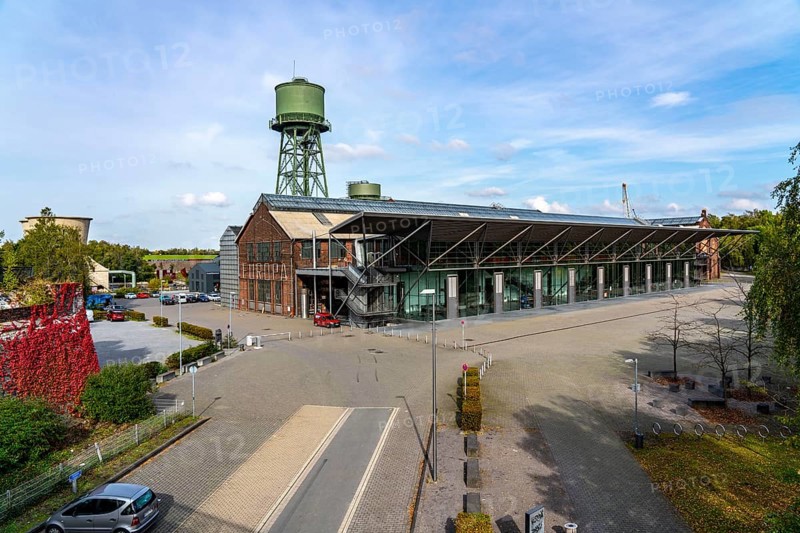 The Jahrhunderthalle in the Westpark in Bochum, former steelworks site in the western city centre, North Rhine-Westphalia, Germany, Europe