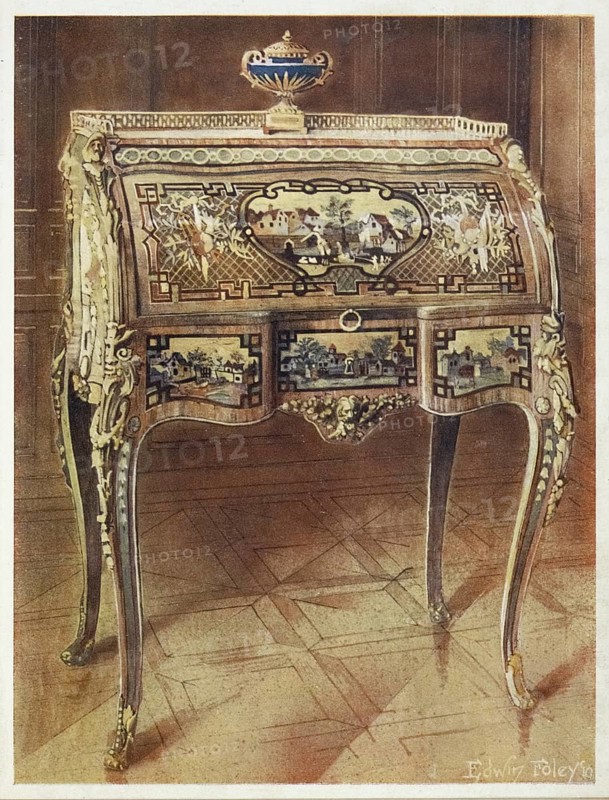 Furniture around the turn of the century 1900, Desk and toilet (1910, 1911), Escritoire a toilette (1910, 1911) .jpg