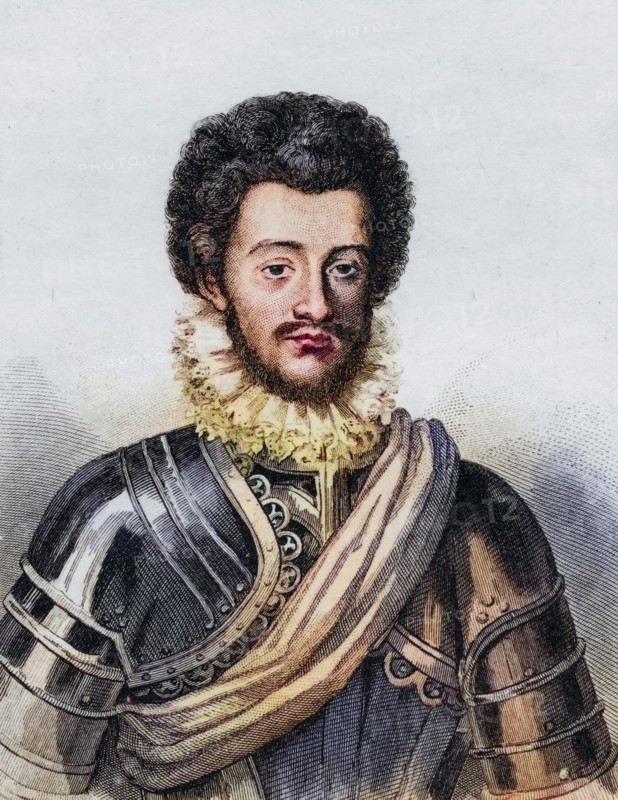 Charles II de Lorraine-Guise (born 26 March 1554 in Alencon, died 4 October 1611 in Soissons) was Duke of Mayenne and Count of Maine from 1573, Historical, digitally restored reproduction from a 19th century original, Record date not stated