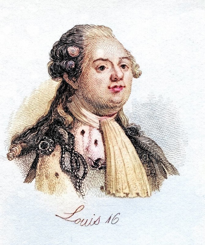 Louis XVI. 1754-1793 King of France 1774-1792 from the book Crabbs Historical Dictionary from 1825, Historical, digitally restored reproduction from an original from the 19th century, Record date not stated