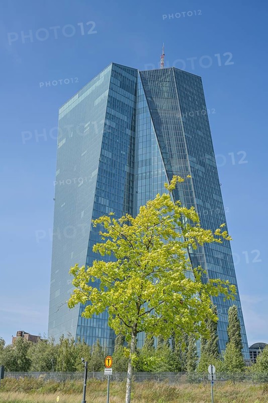 European Central Bank ECB, Main Building, Headquarters, Sonnemannstraße, Ostend, Frankfurt am Main, Hesse, Germany, Europe
