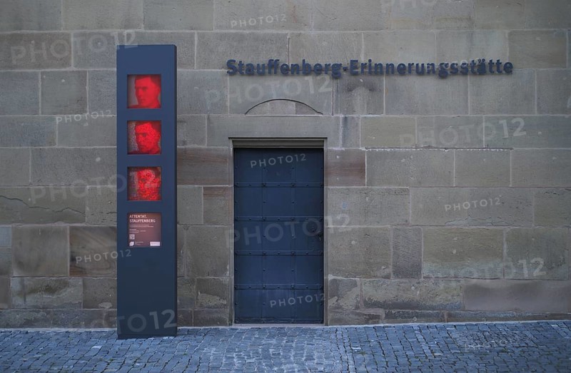 Stauffenberg memorial, memorial, memorial in memory of Claus Schenk Graf von Stauffenberg for his assassination attempt against Adolf Hitler, Württemberg State Museum, Stuttgart, Baden-Württemberg, Germany, Europe