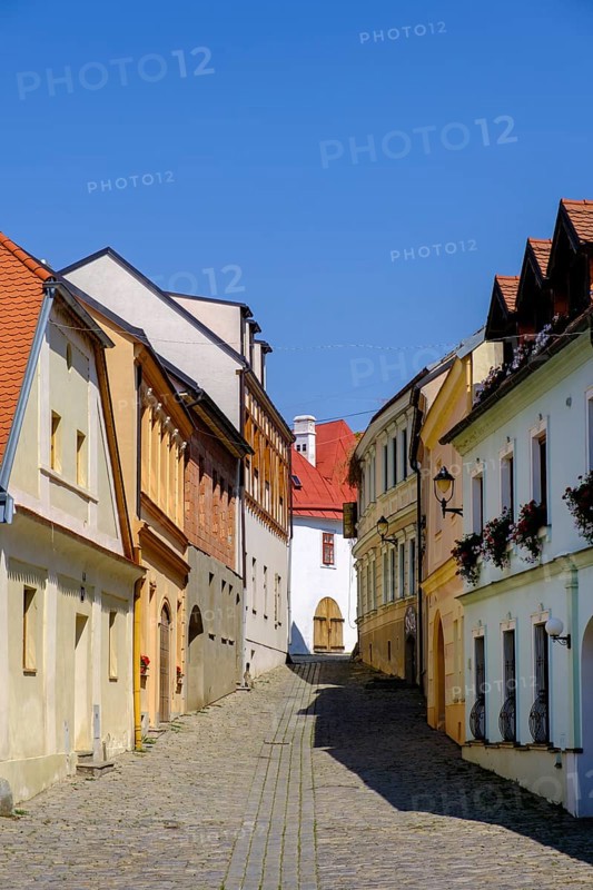 Klacelova Lane, Old Town, Znojmo, Znojmo, Okres Znojmo, Kraj Jihomoravský, South Moravia, Moravia, Czech Republic, Europe