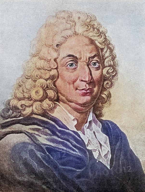 Alain-Rene Le Sage (1668-1747) French novelist and playwright. From the book The Masterpiece Library of Short Stories volume 3 French, Historical, digitally restored reproduction from a 19th century original, Record date not stated