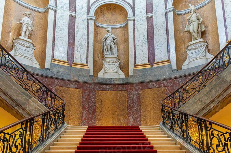 Bode Museum, staircase to the exhibition rooms, Berlin, Germany, Europe