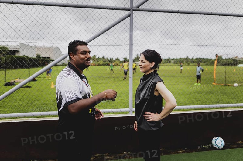Annalena Bärbock (Bündnis 90/Die Grünen), Federal Foreign Minister, photographed during a visit to the Fiji Football Association in Suva, 07.05.2024. Bärbock is travelling to Australia, New Zealand and Fiji for political talks / Photographed on behalf of the Federal Foreign Office