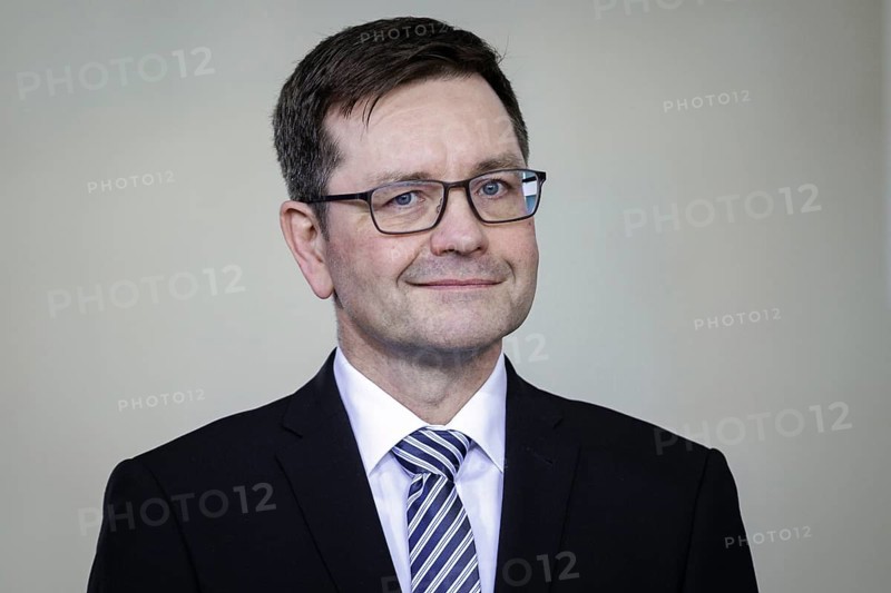 Guido Buenstorf, Head of the Department of Economic Policy, Innovation and Entrepreneurship at the University of Kassel, in the presence of the Federal Minister of Education and Research, Bettina Stark-Watzinger, at the handover of the 2024 report by the Commission of Experts for Research and Innovation (EFI) to Federal Chancellor Olaf Scholz. Berlin, 28 February 2024