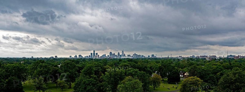 Detroit, Michigan, Clouds over Detroit
