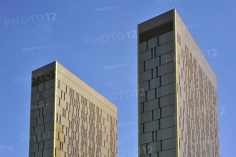 Office towers of the Court of Justice of the European Union, Kirchberg, Luxembourg, Europe