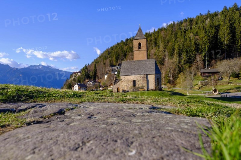 St. Kathrein Church, Hafling, Meran, South Tyrol, Italy, Europe