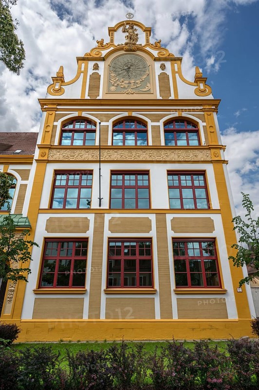 Luitpold Primary School, built in 1901 in Art Nouveau style, Memmelsdorfer Str. 7A, Bamberg, Upper Franconia, Bavaria, Germany, Europe