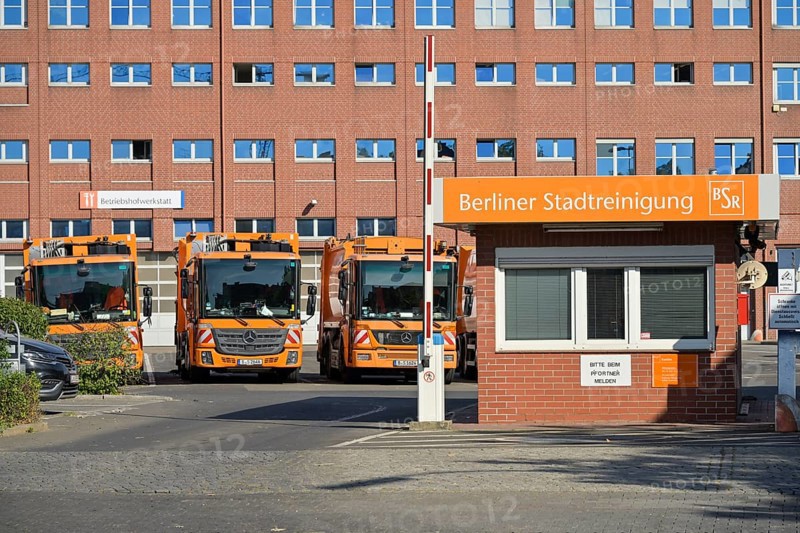 BSR depot, Forckenbeckstraße, Wilmersdorf, Berlin, Germany, Europe