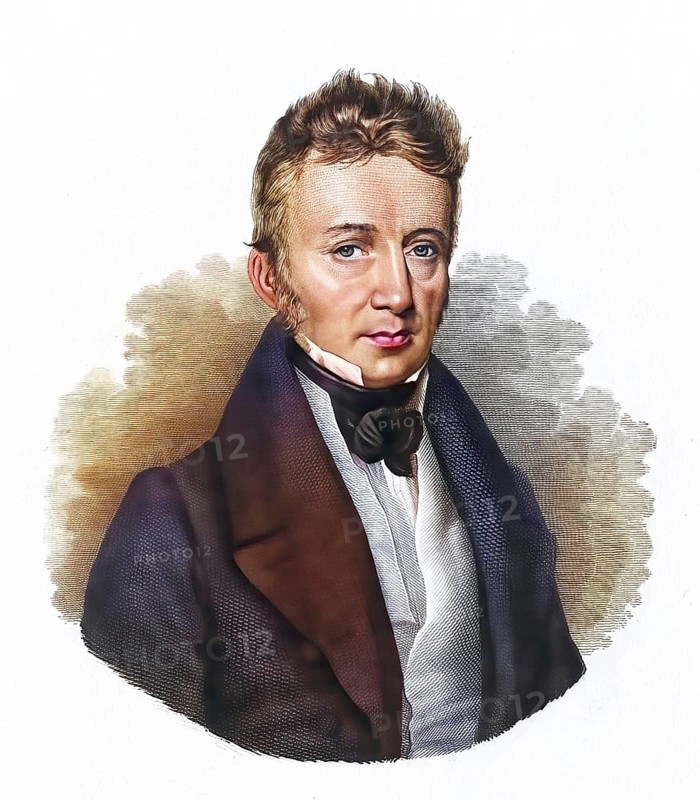 Joseph Johann Littrow, since 1836 Edler von Littrow, also given in the literature as Johann Josef Littrow, (born 13 March 1781 in Bischofteinitz in West Bohemia, died 30 November 1840 in Vienna) was an Austrian astronomer and initiator of the new Vienna University Observatory, Historical, digitally restored reproduction from a 19th century original, Record date not stated