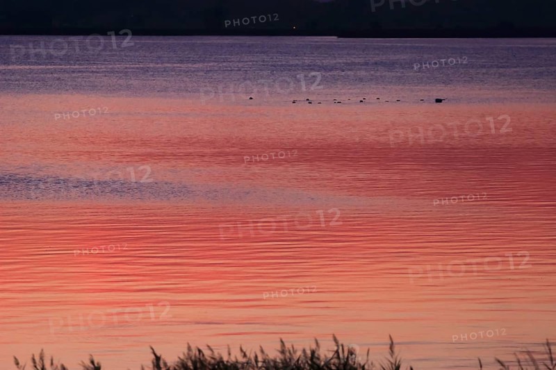 Evening sky at the Baltic Sea near Peenemünde, September, Mecklenburg-Western Pomerania, Germany, Europe