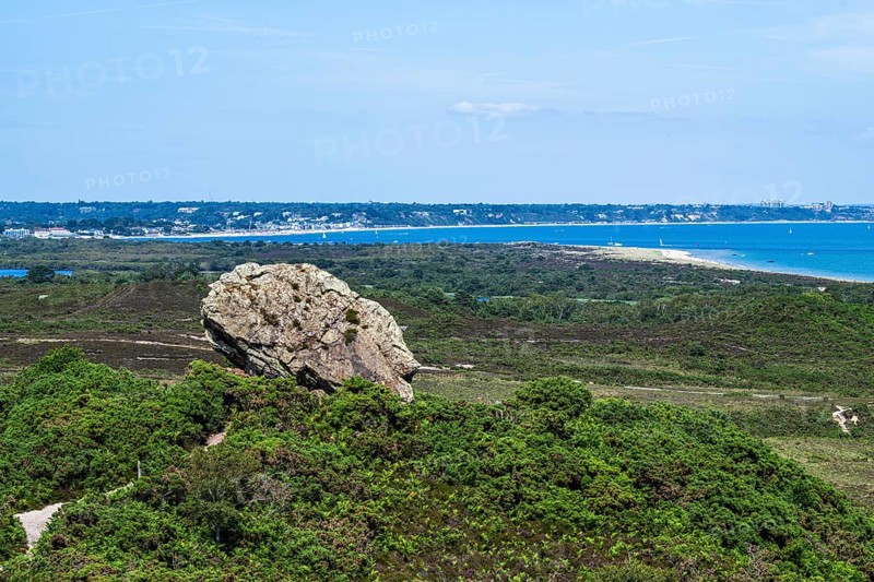 Agglestone Rock, Devil's Anvil, Studland, Dorset, England, United Kingdom, Europe