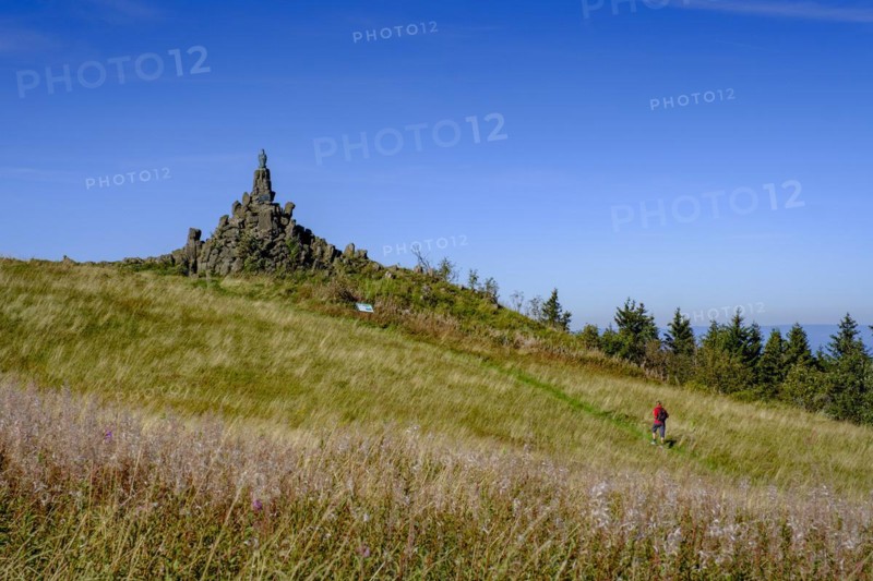 Aviation memorial, Wasserkuppe, Rhön, district of Fulda, Hesse, Germany, Europe