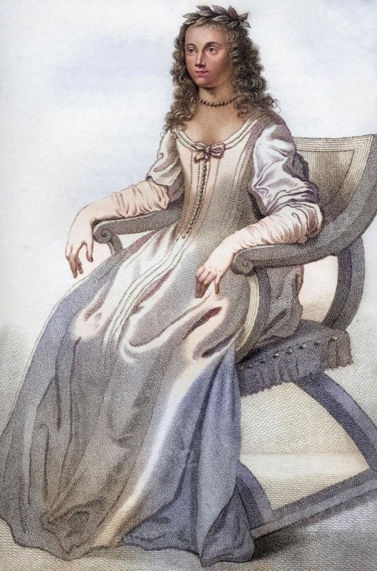 Margaret Cavendish née Lucas Duchess of Newcastle 1623 n1673 English aristocrat and prolific writer, Margaret Cavendish nee Lucas Duchess of Newcastle 1623 n1673 English aristocrat and prolific writer From the book A catalogue of Royal and Noble Authors Volume III published 1806, Historic, digitally restored reproduction from a 19th century original, Record date not stated