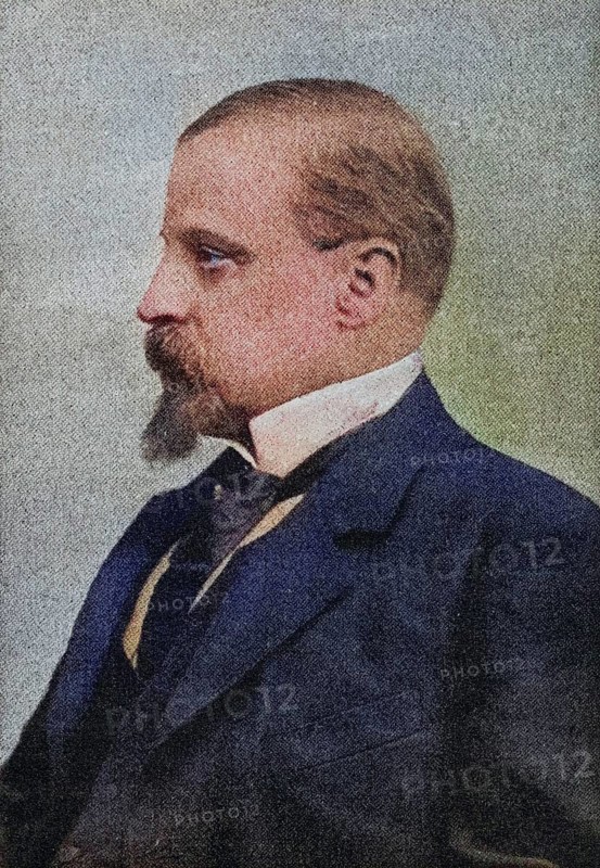 Henryk Sienkiewicz, 1846-1916, Polish writer, Nobel Prize winner for literature 1905, Illustration from the book The Masterpiece Library of Short Stories, Historical, digitally restored reproduction from a 19th century original, Record date not stated