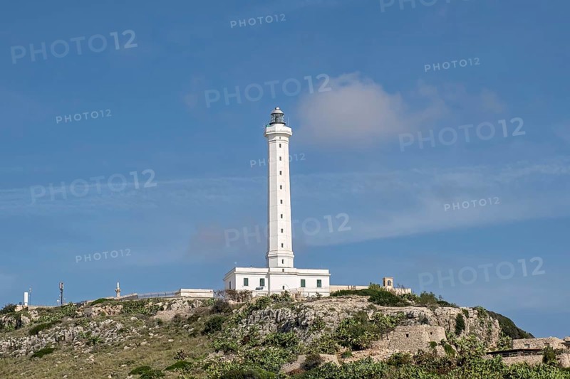 Faro di Leuca, Santa Maria di Leuca lighthouse, Leuca, province of Lecce, Apulia, Italy, Europe