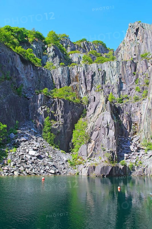 Vivian slate quarry, Dinorwic slate quarries, Llanberis, Gwynedd, Snowdonia, north Wales, UK