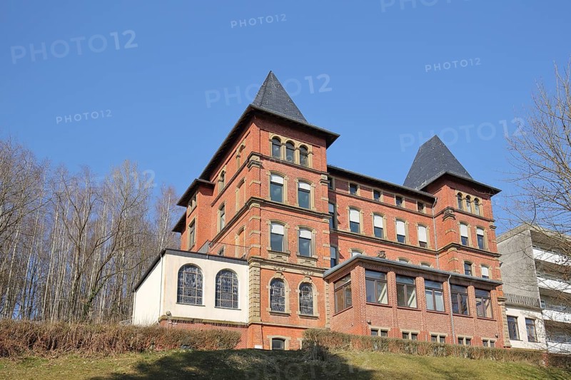 Rote Villa am Berg, Bad Soden, Bad Soden-Salmünster, Spessart, Hesse, Germany, Europe