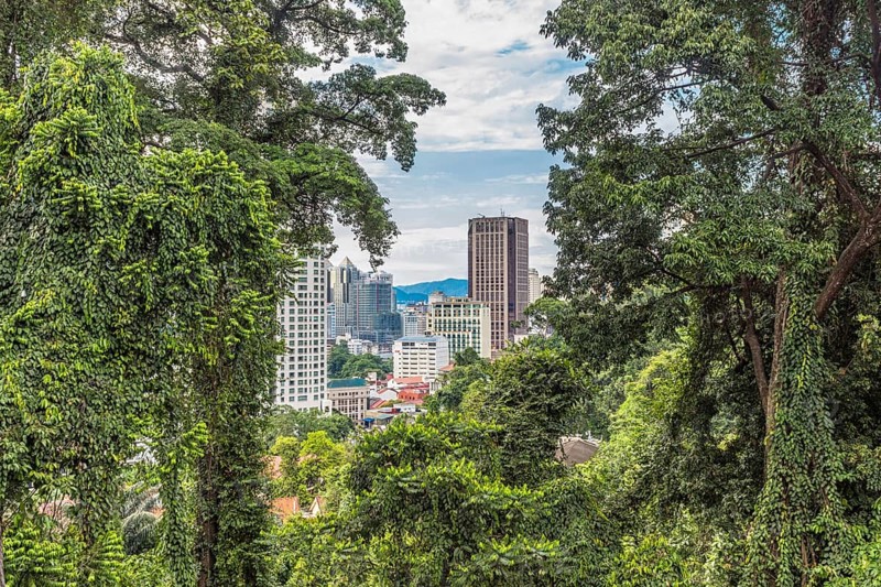 A modern city surrounded by jungle, kuala lumpur, Malaysia, Asia