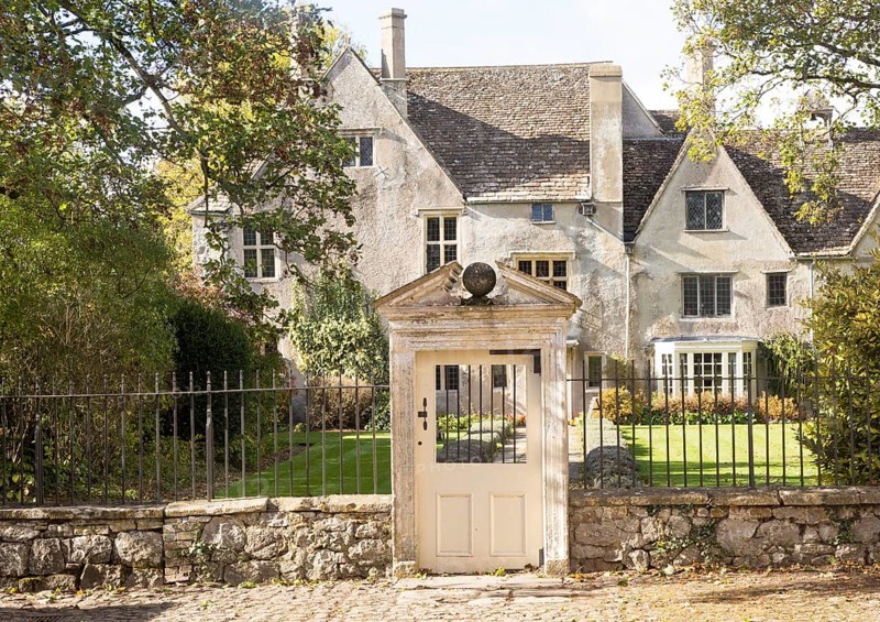 Historic Avebury manor house building, Avebury, Wiltshire, England, UK