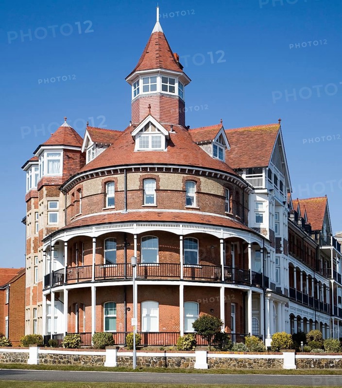 Apartments in large former hotel on the Esplanade, Frinton on Sea, Essex, England, United Kingdom, Europe