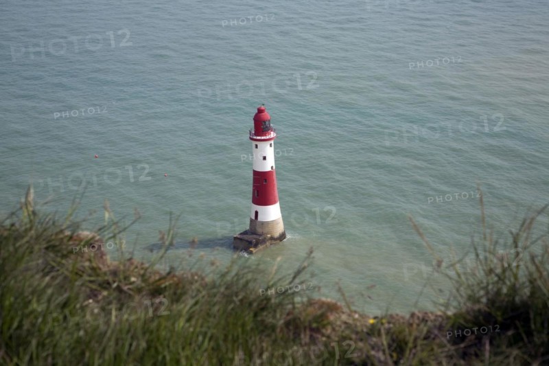 Lighthouse at Beachy Head, Sussex, England, United Kingdom, Europe