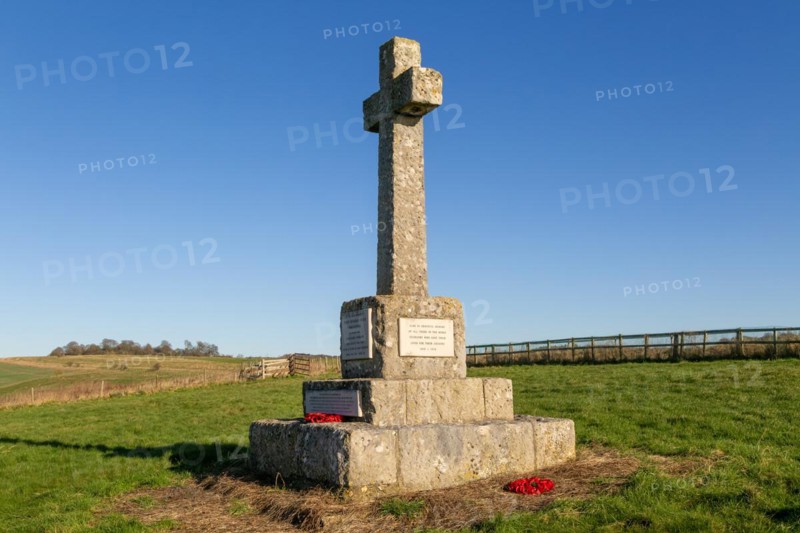 Memorial monument to Philip Musgrave Neeld Wroughton of Woolley Park, Chaddleworth, Berkshire, England, UK killed in Battle of Gaza 1917