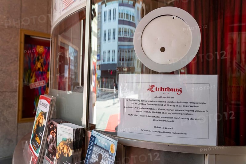 Effects of the coronavirus pandemic in Germany, Essen, Closed cinema, Lichtburg