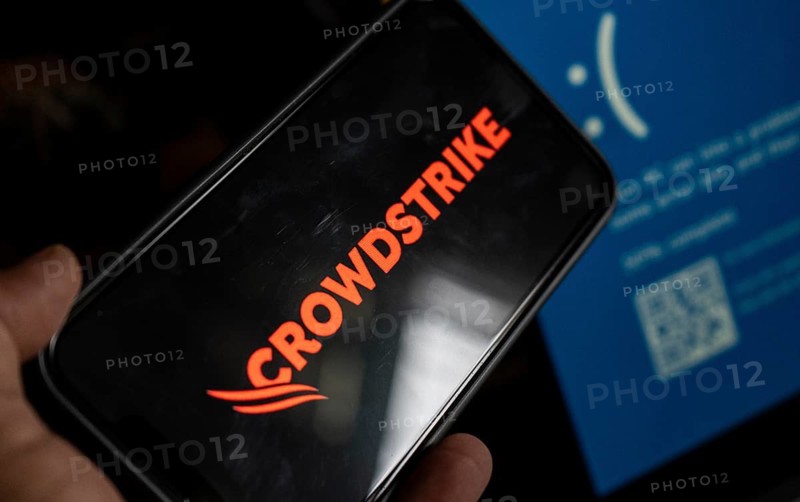 Illustration of a critical error in CrowdStrike software update caused a blue screen of death on Windows computers around, in Delhi, India. 21 July 2024