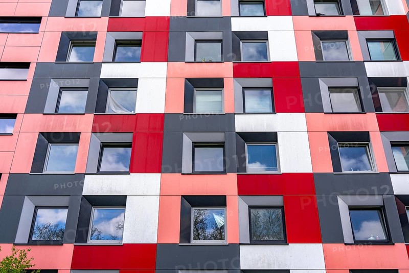 Student hall of residence of the Studierendenwerk Essen-Duisburg in Essen, over 310 furnished rooms are rented to students, North Rhine-Westphalia, Germany, Europe