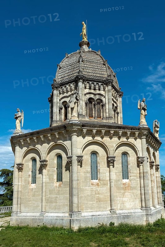 Forcalquier. Notre Dame de Provence chapel. Alpes de Haute Provence. Provence-Alpes-Côte d'Azur. France