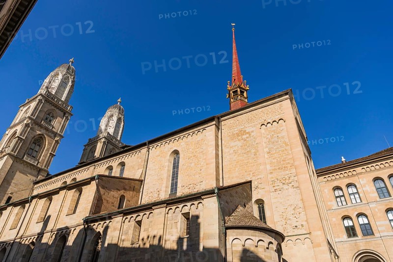 Grossmünster, church, old town, architecture, tourism, history, Zurich, Switzerland, Europe