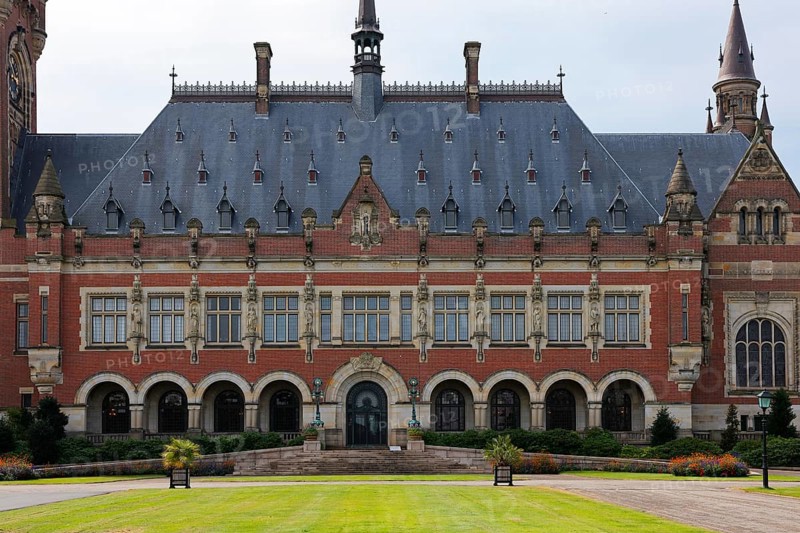 Peace Palace, seat of the International Court of Justice of the United Nations, The Hague, Netherlands